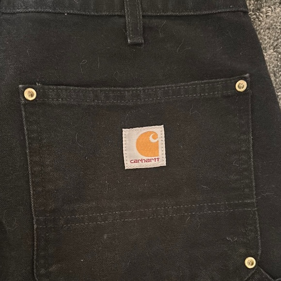 Carhartt Men's Black Cargo Pants - Picture 3 of 4